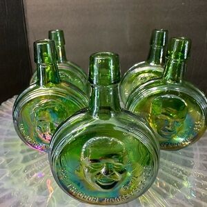 Vintage Wheaton Carnival Glass Presidential 3” Bottles